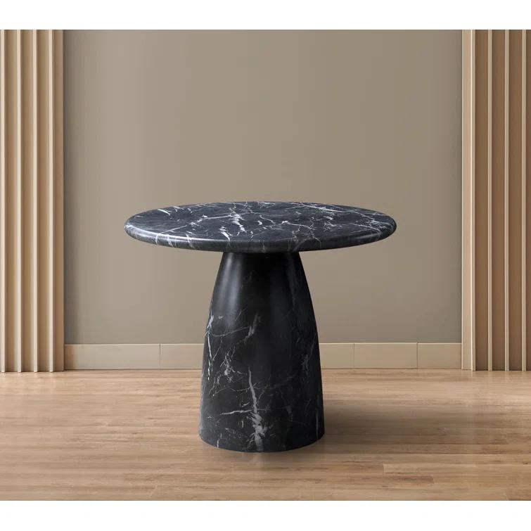 Meridian Furniture Cosenza Black 36" Indoor/Outdoor Concrete Dining Table