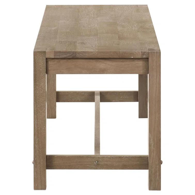 Scottsdale 6-Piece Rectangular Dining Set Brown Washed