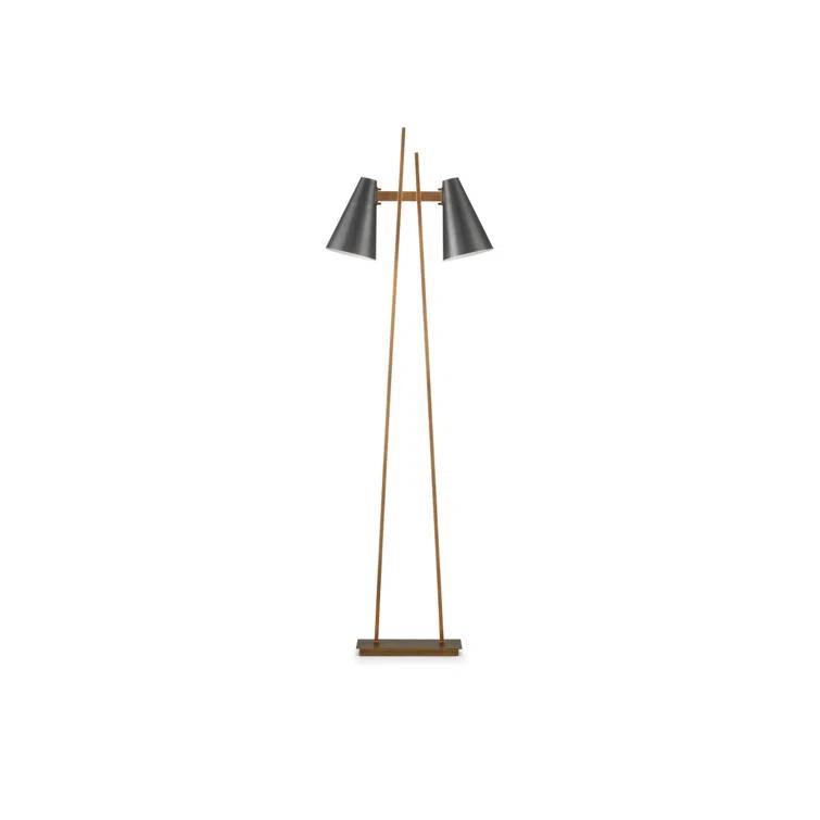Currey & Company Duet Floor Lamp
