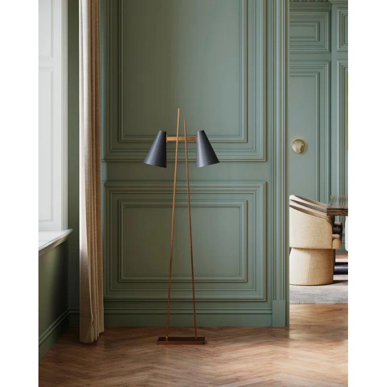 Currey & Company Duet Floor Lamp
