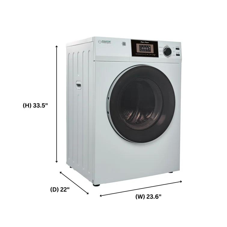 Equator Compact 24 In Vented Dryer 3.1cf/13lb Sensor Sanitize Shoes 110v/1500w