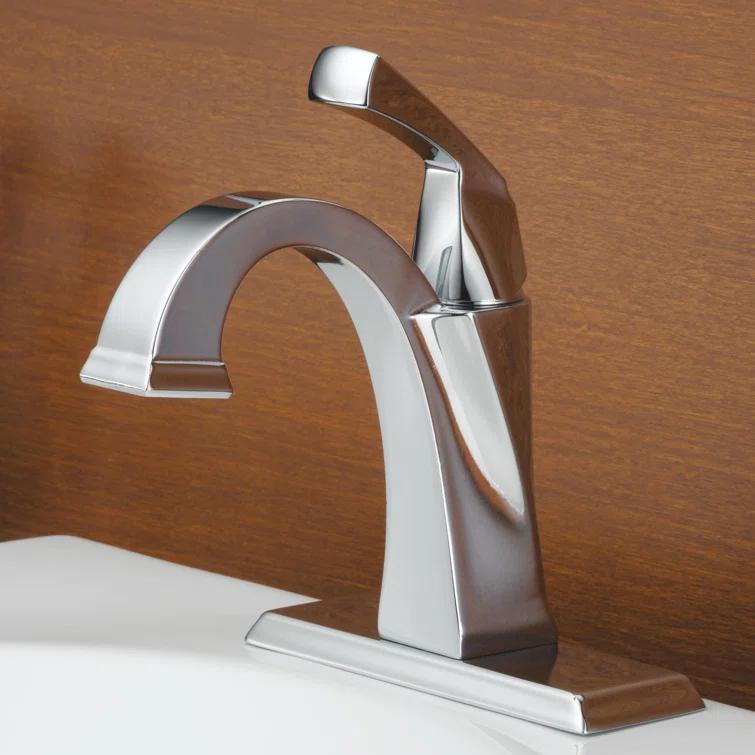 Dryden Single Hole Bathroom Faucet with Drain Assembly, Single Handle Bathroom Sink Faucet