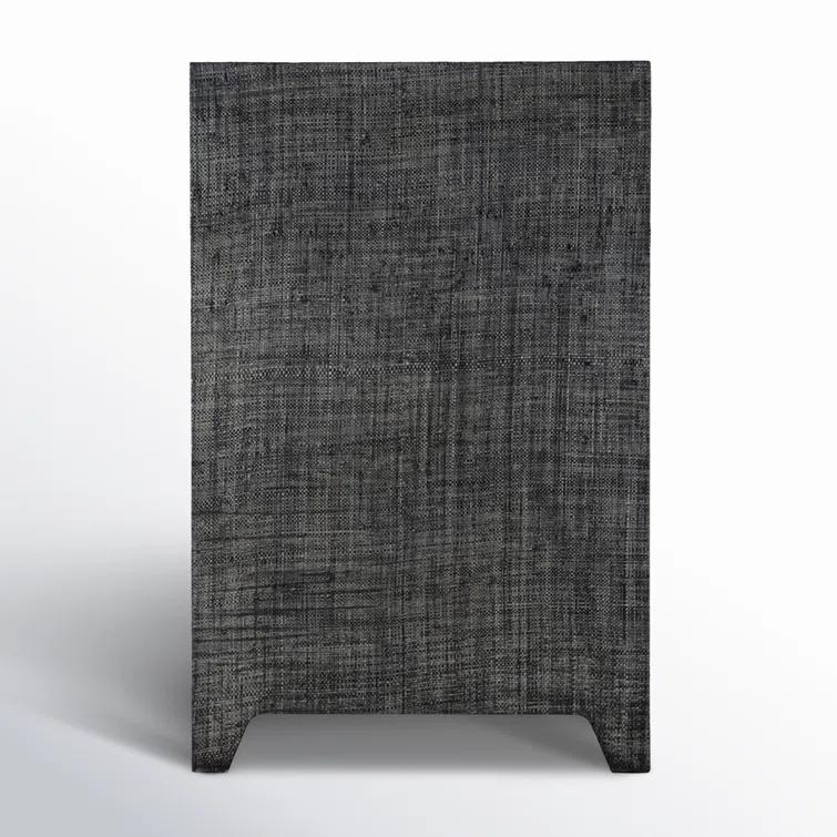 Butler Specialty Company Bar Harbor Raffia 4 Door 70" Sideboard - Charcoal