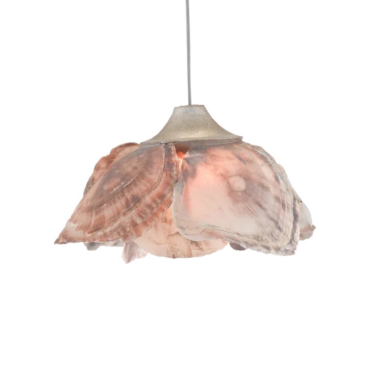 Catrice 7-Light Silver and Shell Island Pendant