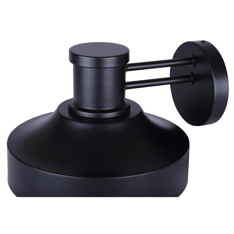 BAYLOR 1 Light Outdoor Lantern, Black Finish