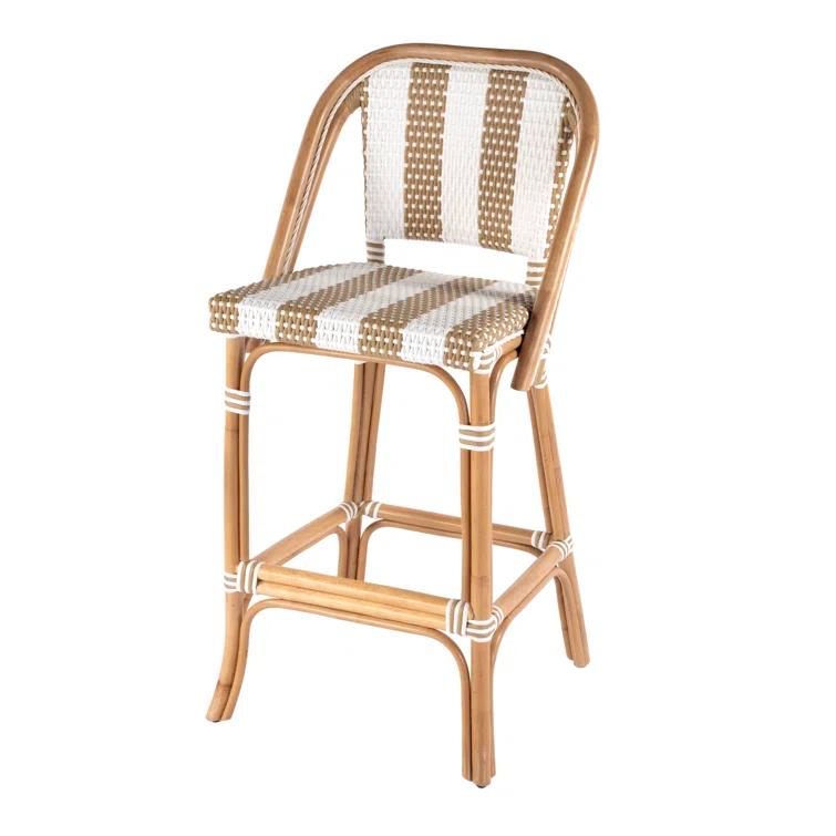 Birch Lane™ Euporie Woven Bar Stool