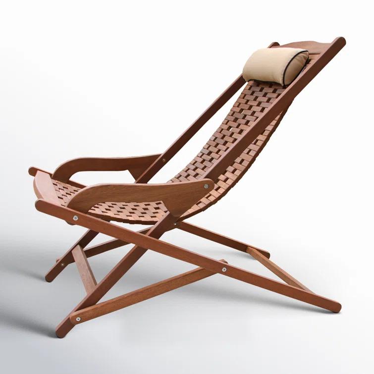 Fleur Eucalyptus Outdoor Lounge Chair with Cushion