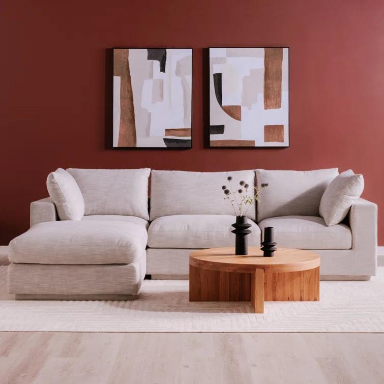 Alford Round Coffee Table - Natural