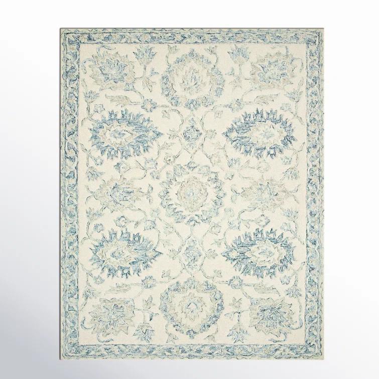 Aden Oriental Hand-Hooked Wool Area Rug