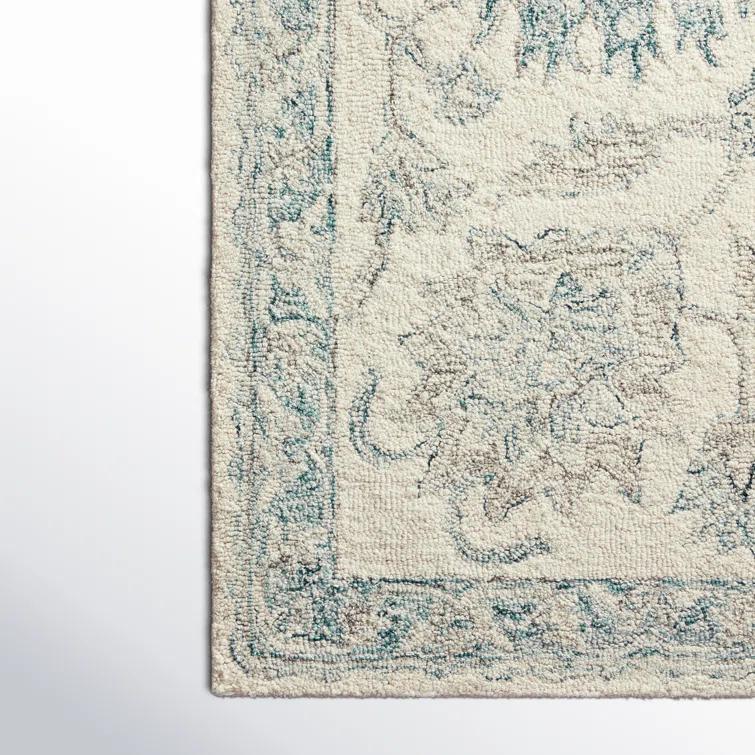 Aden Oriental Hand-Hooked Wool Area Rug