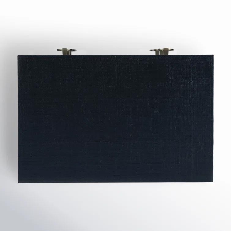 Butler Specialty Company Bar Harbor Raffia 3 Drawer Chest - Navy Blue