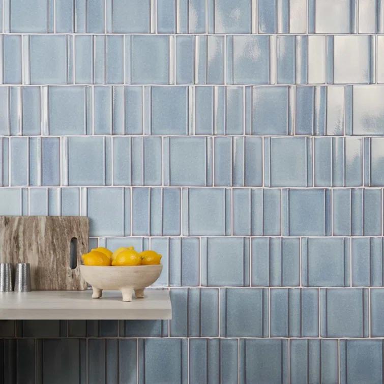 Ivy Hill Tile Metaru 5.82 In. X 5.82 In. 3D Polished Porcelain Wall Tile (7.82 Sq. Ft. / Case)