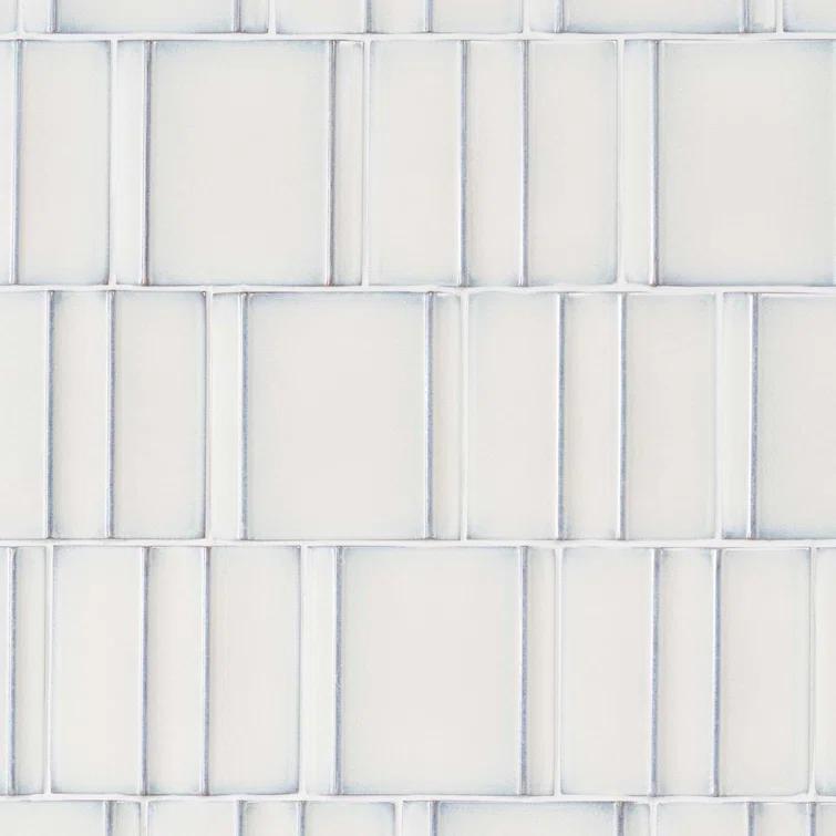 Bond Tile Metaru 5.82 In. X 5.82 In. 3D Polished Porcelain Wall Tile (7.82 Sq. Ft. / Case)