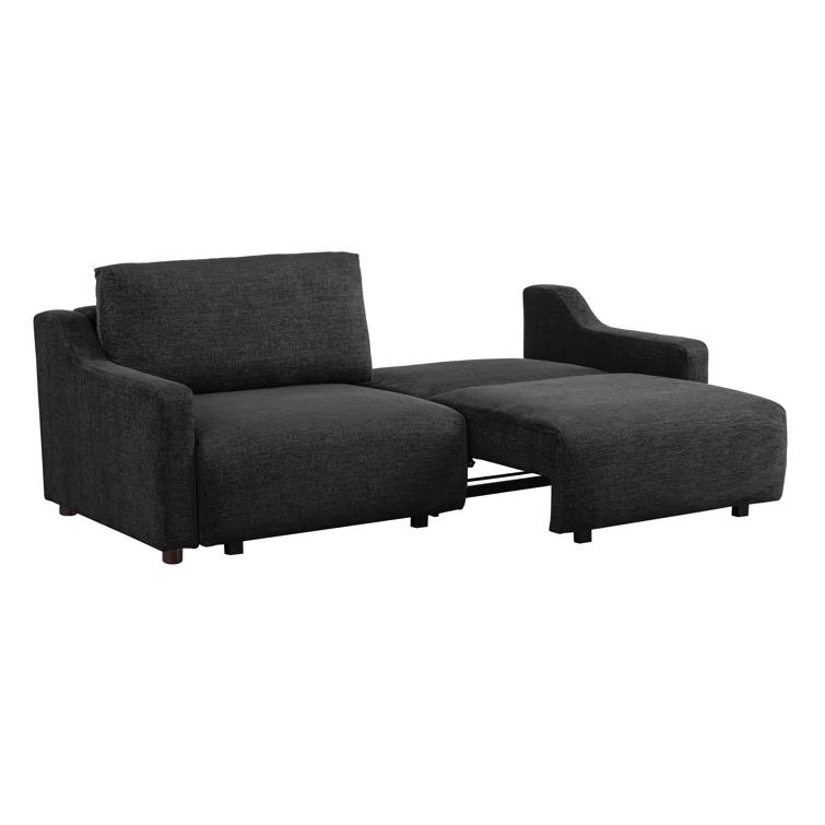 Serta Gabi 90.2" Upholstered Queen Size Convertible Sleeper Sofa
