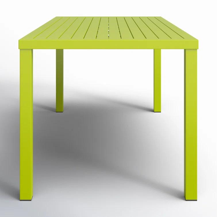 Bette 71'' Metal Outdoor Dining Table