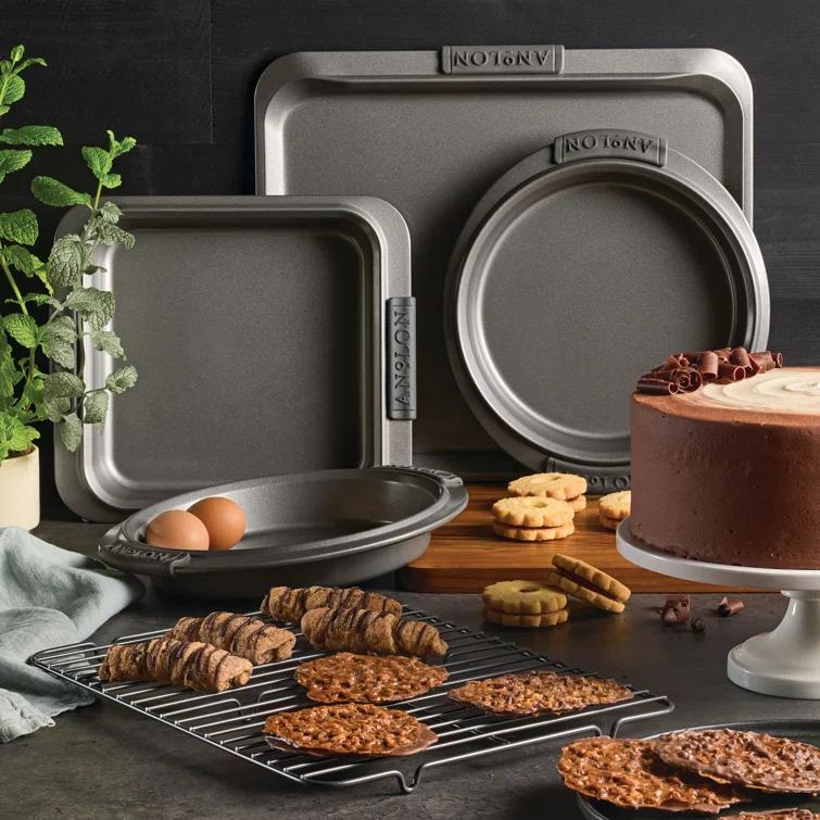 Anolon Advanced Nonstick Bakeware / Baking Set with Silicone Grips