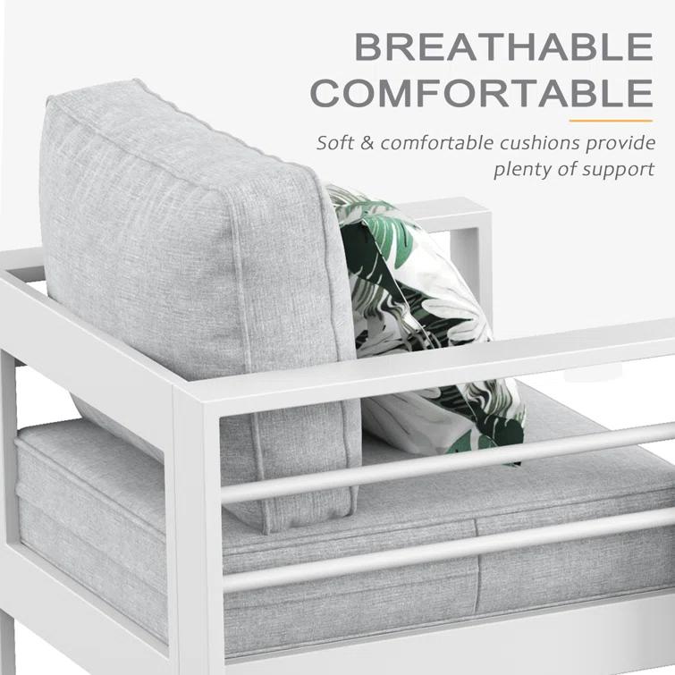 Alturas Standalone Product 50" Wide Outdoor Loveseat