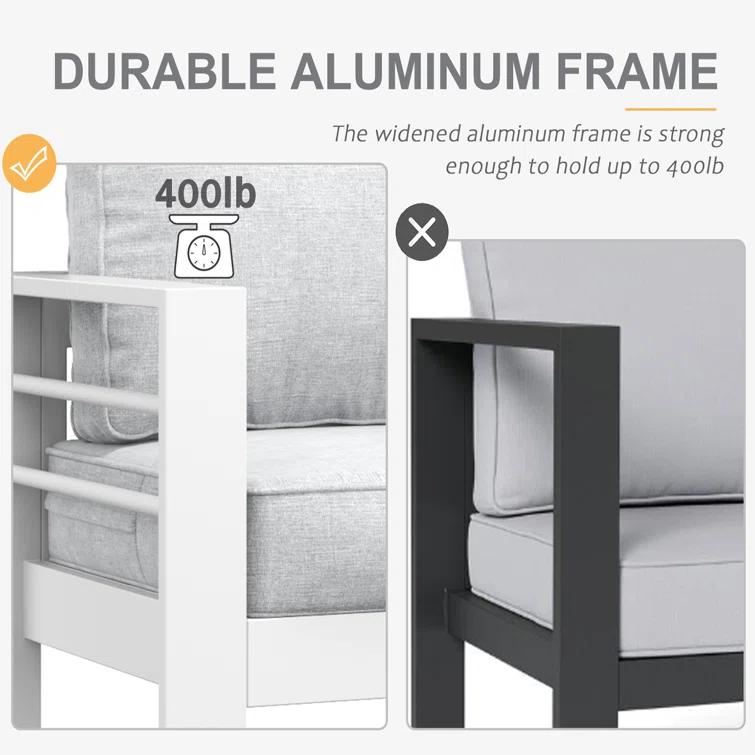 Alturas Standalone Product 50" Wide Outdoor Loveseat