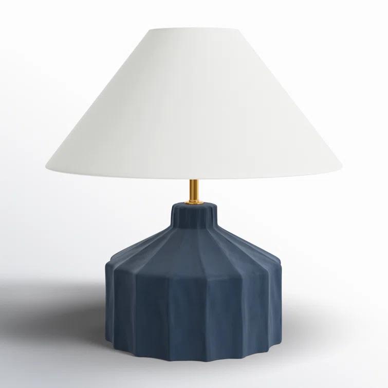 Veneto Table Lamp by Kelly Wearstler - Matte Blue Wash / Medium
