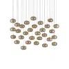 Modern Farmhouse Silver Globe 30-Light Cluster Pendant