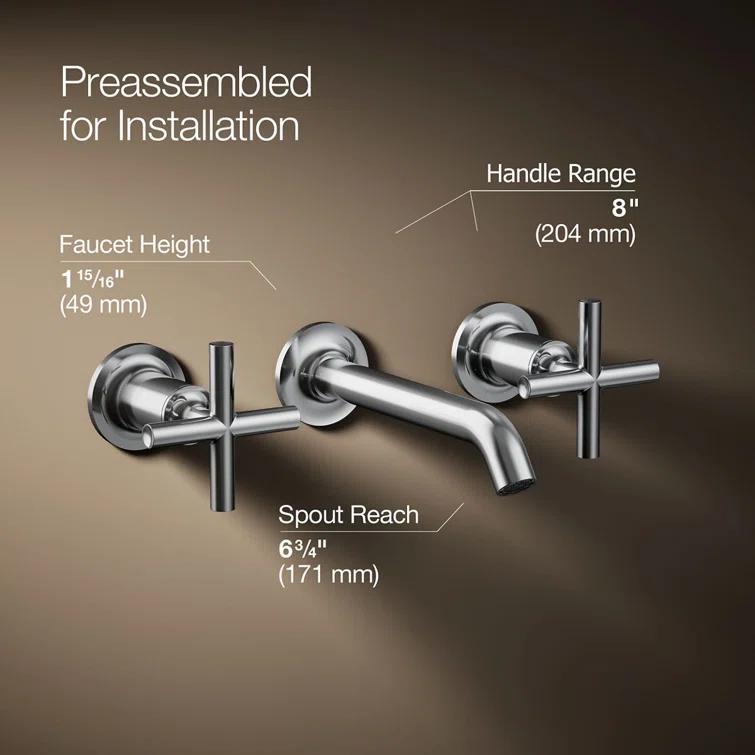 Purist® Wall-Mounted Bathroom Faucet