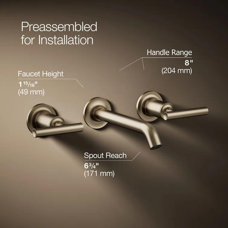 Purist® Wall Mounted Bathroom Faucet