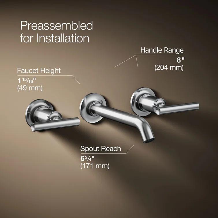 Purist® Wall-Mounted Bathroom Faucet