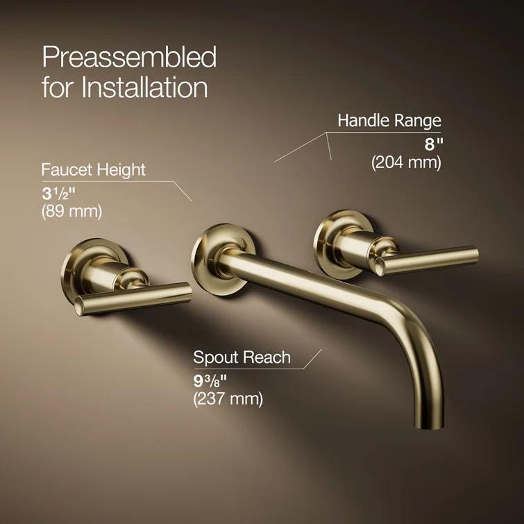 Purist® Wall Mounted Bathroom Faucet