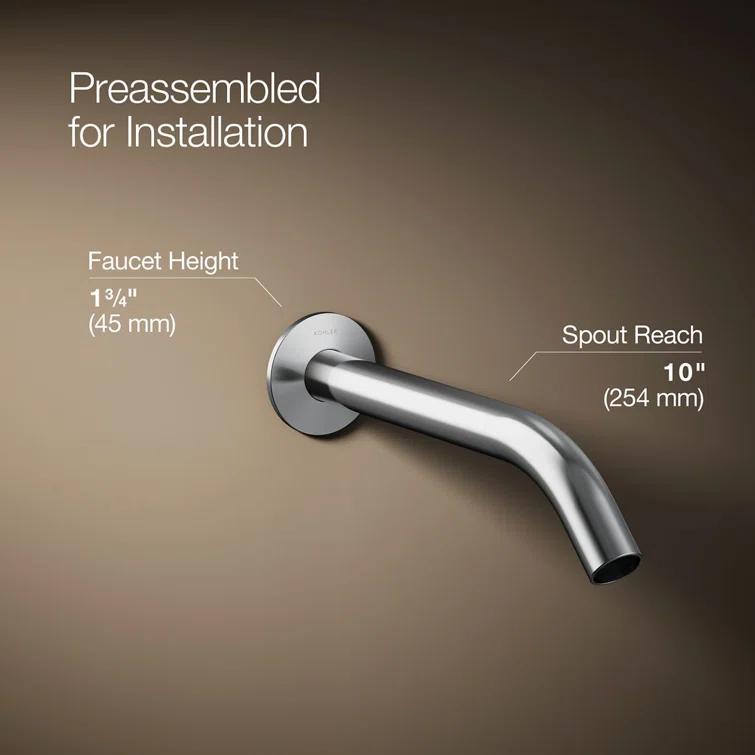 Components Wall-Mount Bathroom Sink Faucet Trim