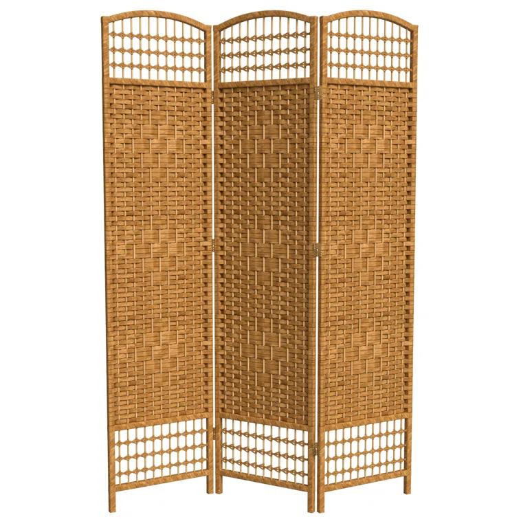 67" x 64" Weave 5 Panel Room Divider