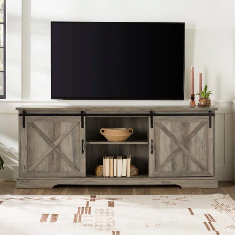 Carterton Sliding Door TV Stand for TVs