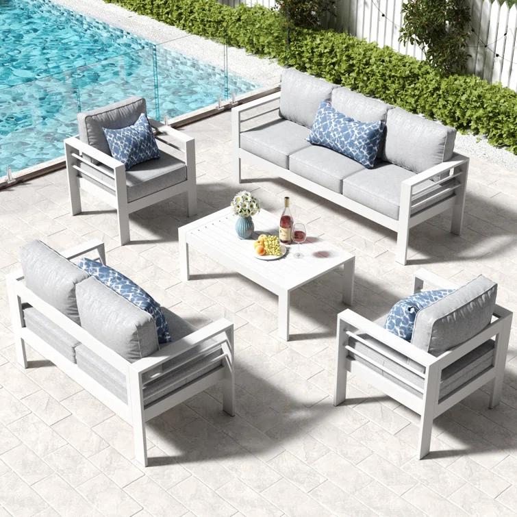 Alturas Standalone Product 50" Wide Outdoor Loveseat