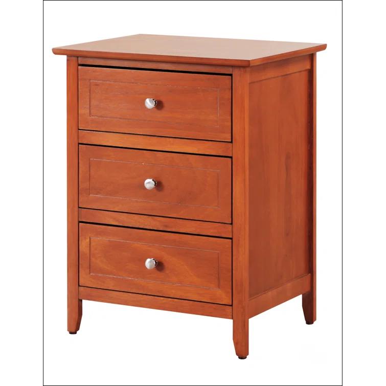 Glory Furniture Daniel Emjay 3 - Drawer Nightstand & Reviews | Wayfair