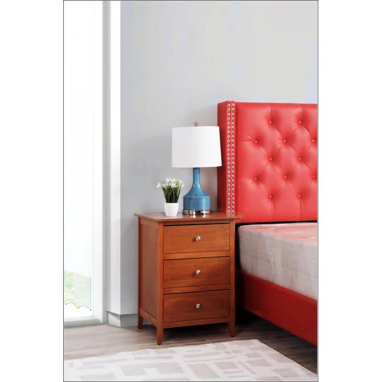 Glory Furniture Daniel Emjay 3 - Drawer Nightstand & Reviews | Wayfair