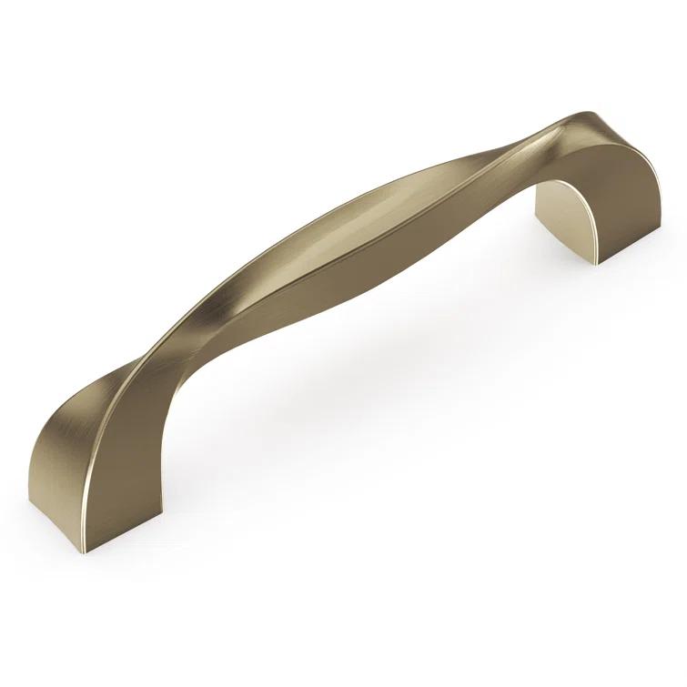 Twist Kitchen Cabinet Handles, Solid Core Drawer Pulls for Cabinet Doors, 3-3/4" (96mm)