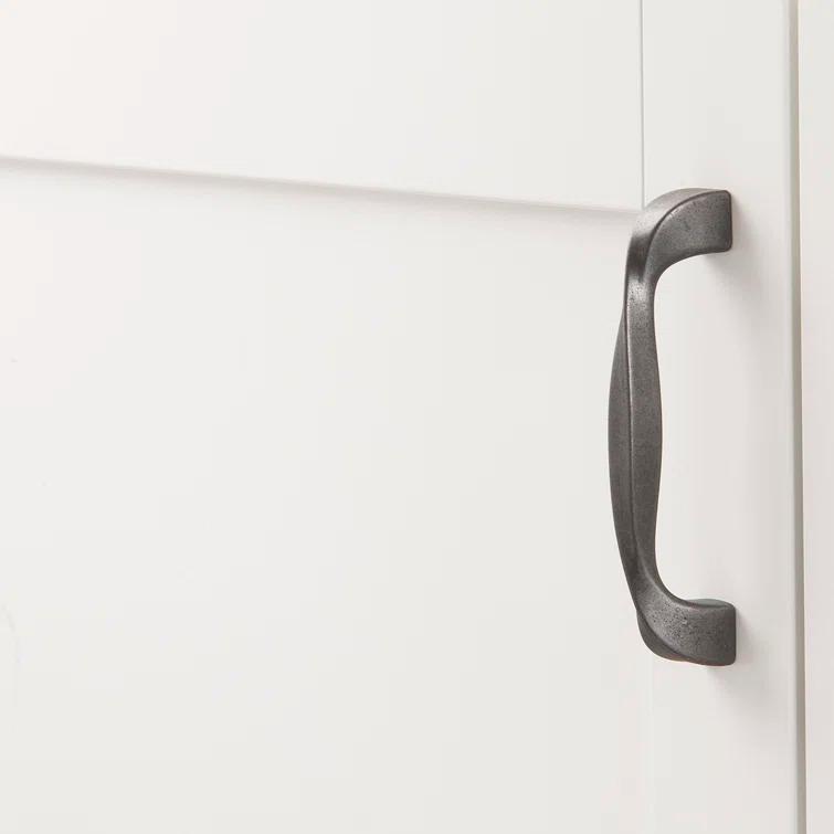 Twist Kitchen Cabinet Handles, Solid Core Drawer Pulls for Cabinet Doors, 3-3/4" (96mm)