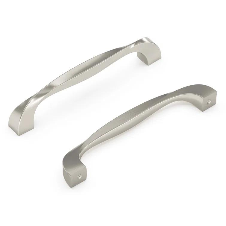 Twist Kitchen Cabinet Handles, Solid Core Drawer Pulls for Cabinet Doors, 5-1/16" (128mm)