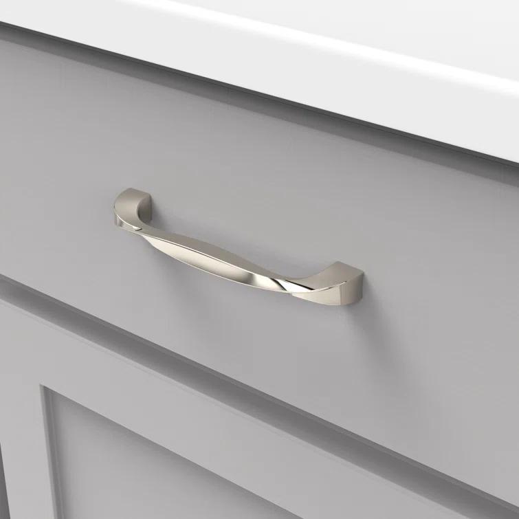 Twist Kitchen Cabinet Handles, Solid Core Drawer Pulls for Cabinet Doors, 5-1/16" (128mm)