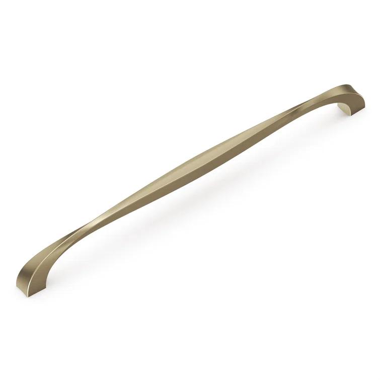 Twist Kitchen Cabinet Handles, Solid Core Drawer Pulls for Cabinet Doors, 12"