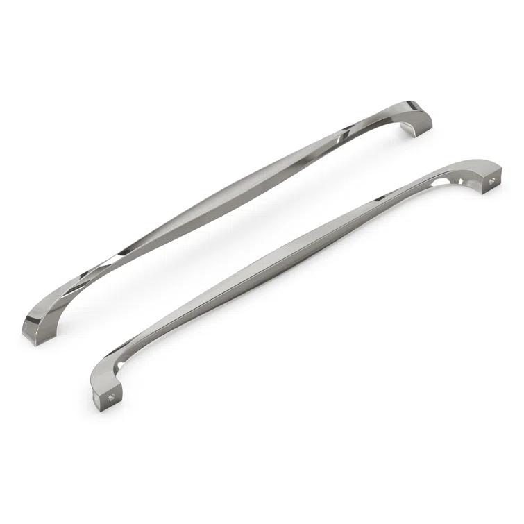 Twist Kitchen Cabinet Handles, Solid Core Drawer Pulls for Cabinet Doors, 12"