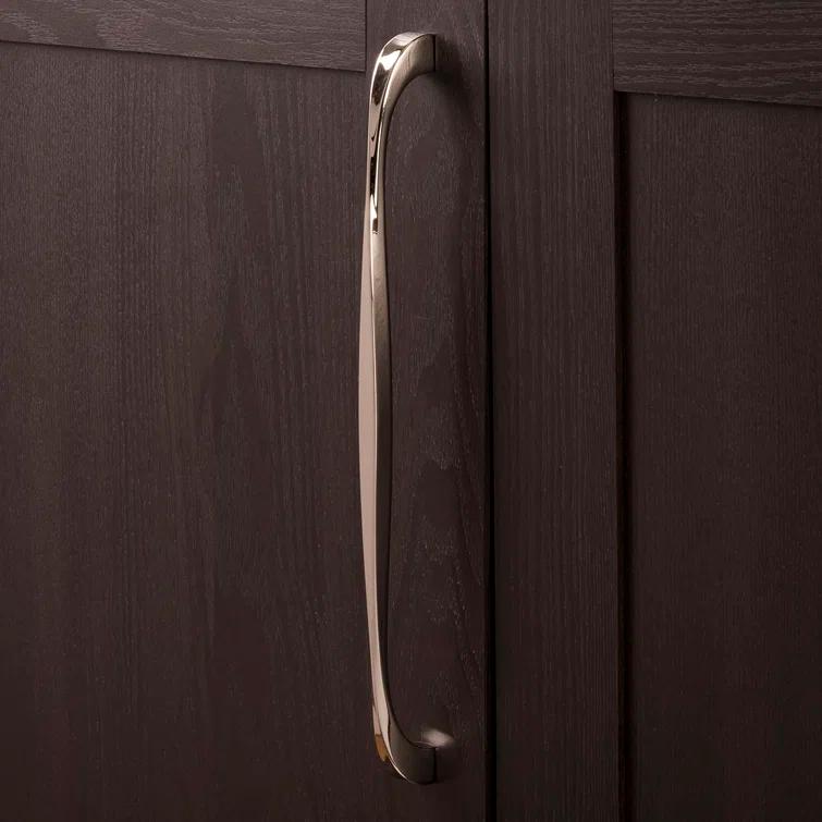 Twist Kitchen Cabinet Handles, Solid Core Drawer Pulls for Cabinet Doors, 12"