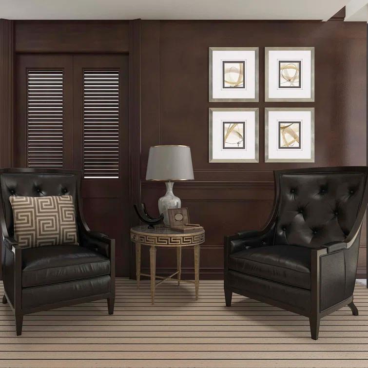 Paragon Scroll Series I Framed Art (Set of 4)