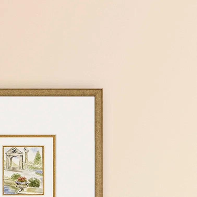 Antique Gold Framed Landscape Gallery Wall Art Set