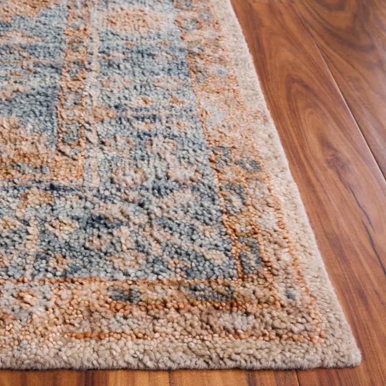 Bungalow Rose Rheya Hand Knotted Wool Pile Oriental Rug