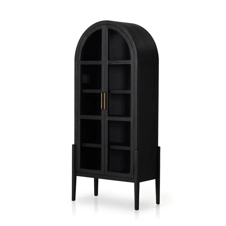 Apolline Curio Cabinet - Black