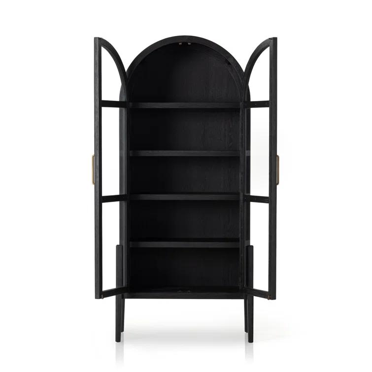 Apolline Curio Cabinet - Black