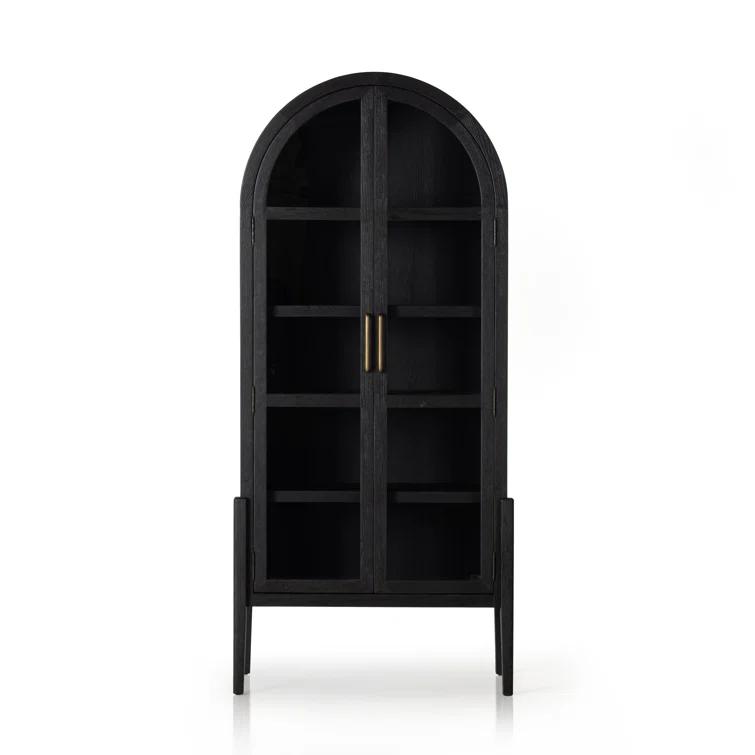 Apolline Curio Cabinet - Black