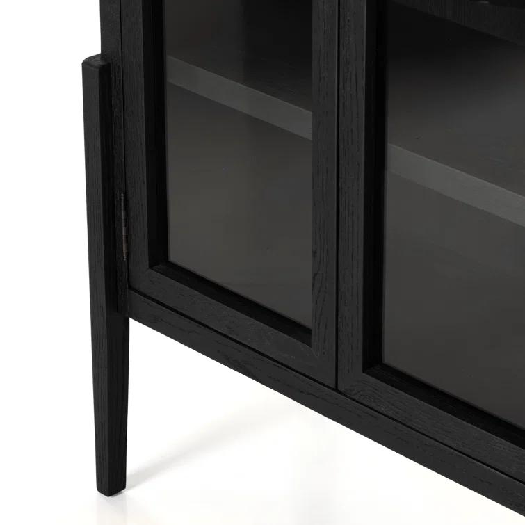 Apolline Curio Cabinet - Black