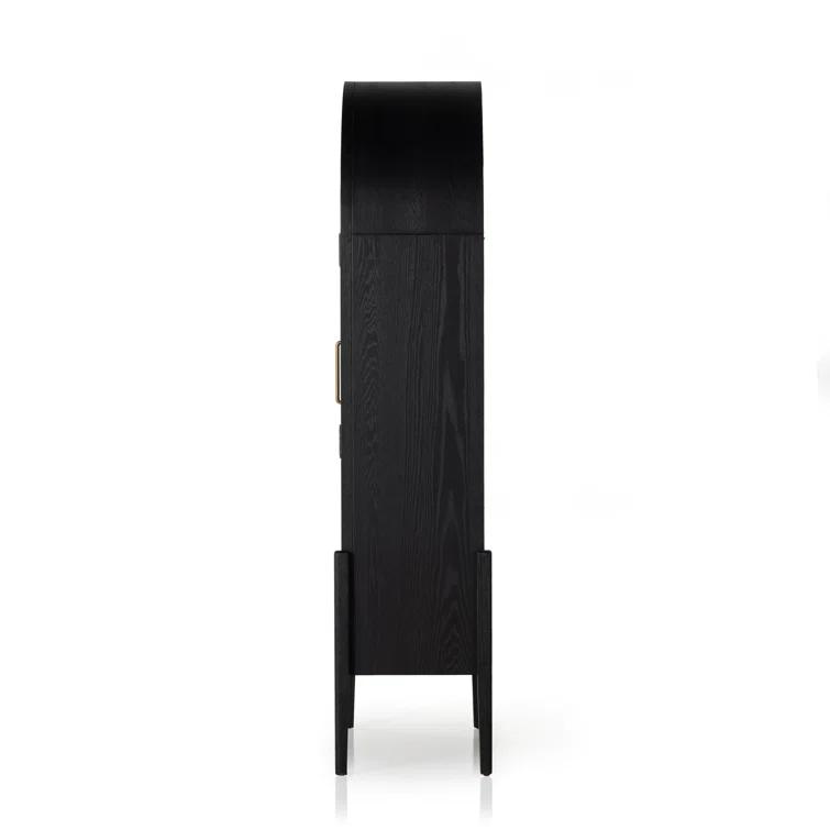 Apolline Curio Cabinet - Black
