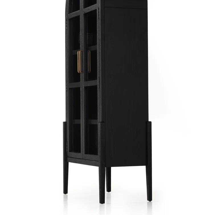 Apolline Curio Cabinet - Black